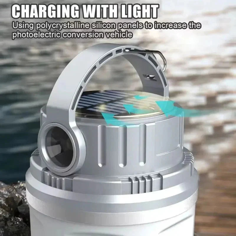 LED Adventure Lamp: Rechargeable Water-resistant Compact